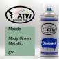 Preview: Mazda, Misty Green Metallic, 6Y: 400ml Sprühdose, von ATW Autoteile West.